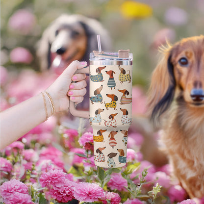 Shineful Tumbler Sweater Dachshund