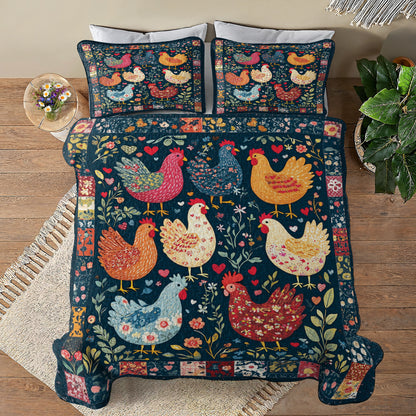 Shineful All Season Quilt 3-Piece Set Cluck Cottage