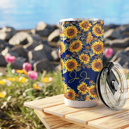 Shineful 20oz Tumbler Personalized Gorgeous Sunflower