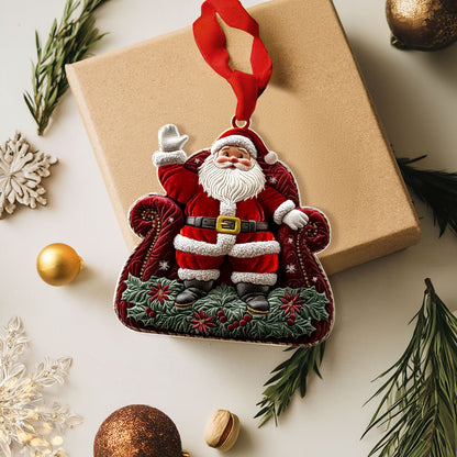 Shineful 2D Acrylic Ornament - Santa's Cozy Throne