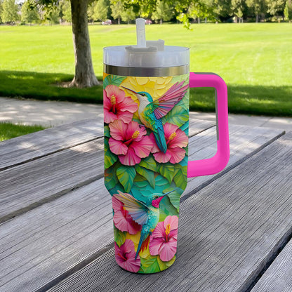 Shineful Glossy Tumbler Stunning Hummingbird