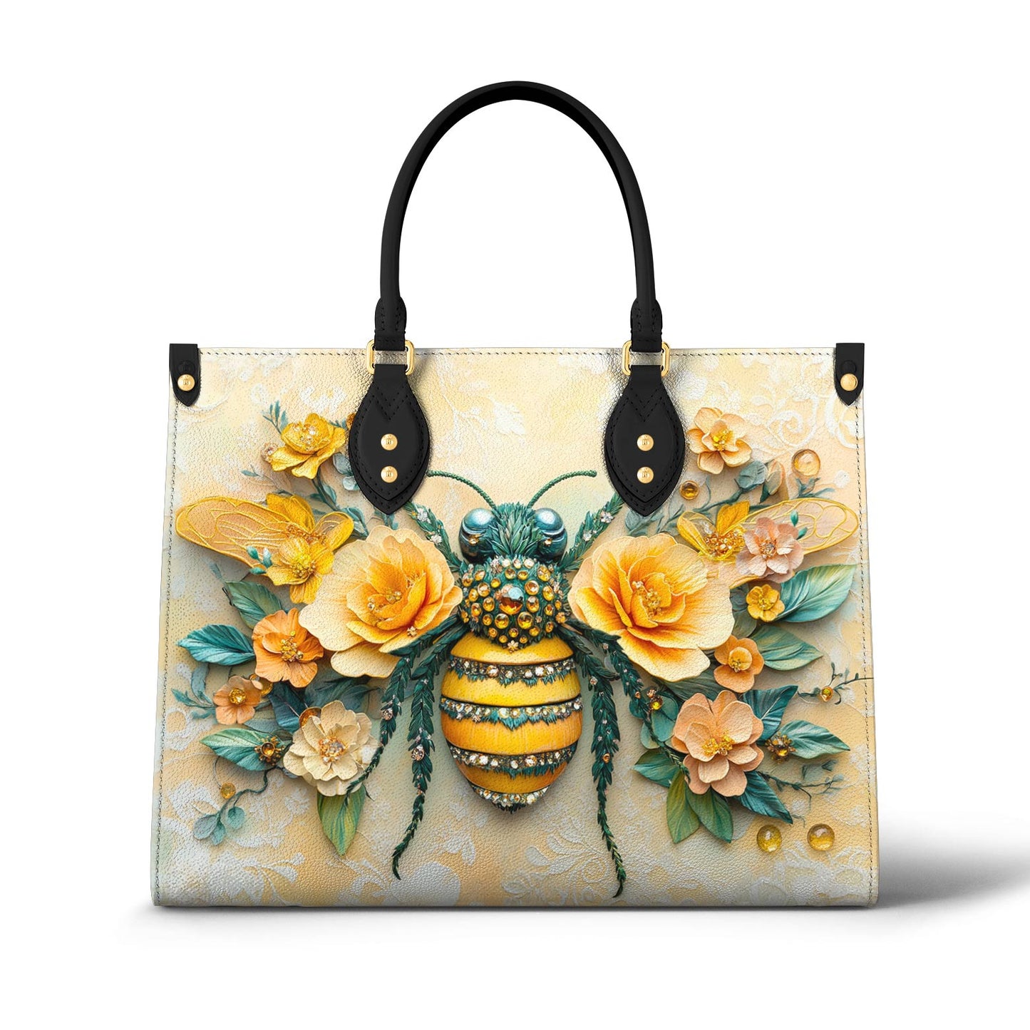 Shineful Leather Bag Bee Chic