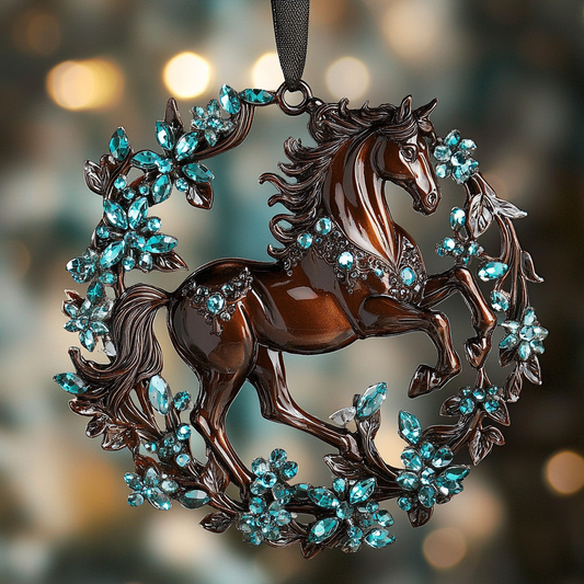 Shineful 2D Acrylic Ornament Shimmering Horse