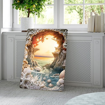 Shineful 2D Metal Sign Seascape Serenity