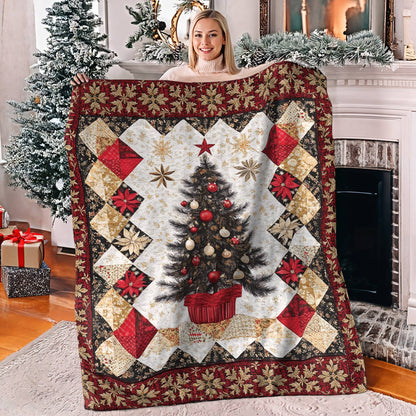 Shineful Fleece Blanket Christmas Tree