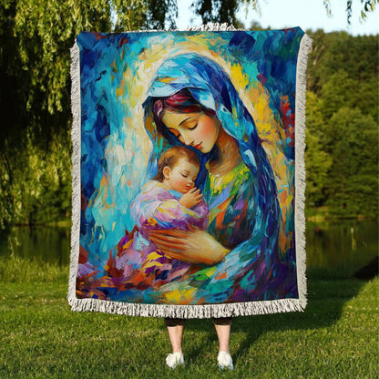 Shineful Woven Tapestry Throw Blanket  Blessed Art