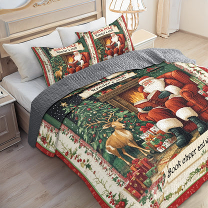 Shineful All Season Quilt 3-Piece Set Winter Wonderland Reader's