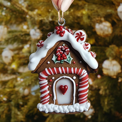 Shineful Acrylic Ornament Sweet Christmas House