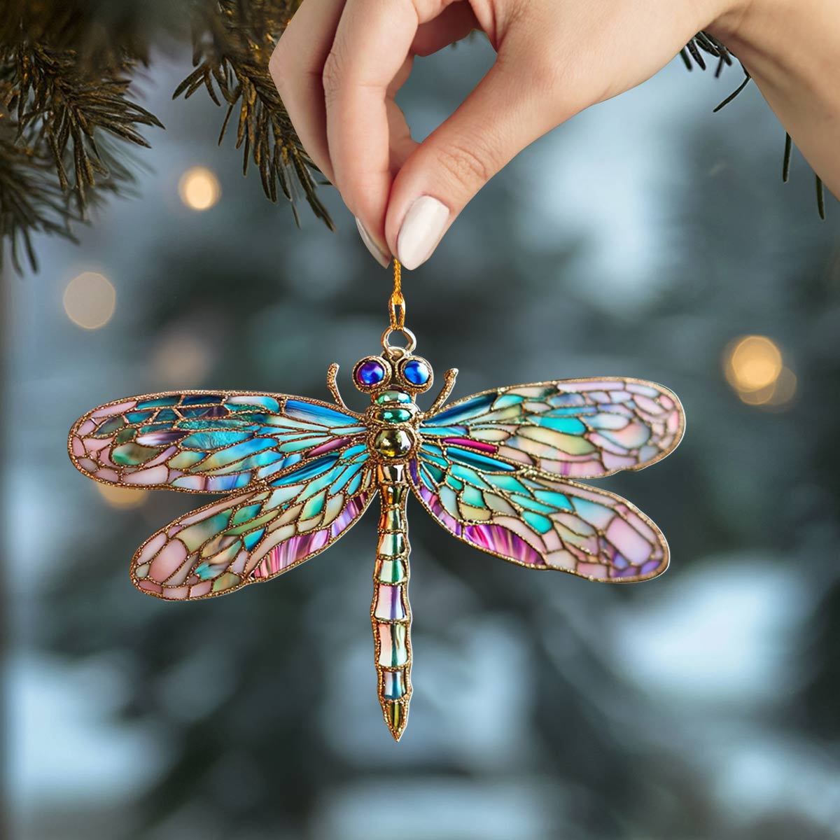 Shineful 2D Acrylic Ornament Enchanted Dragonfly