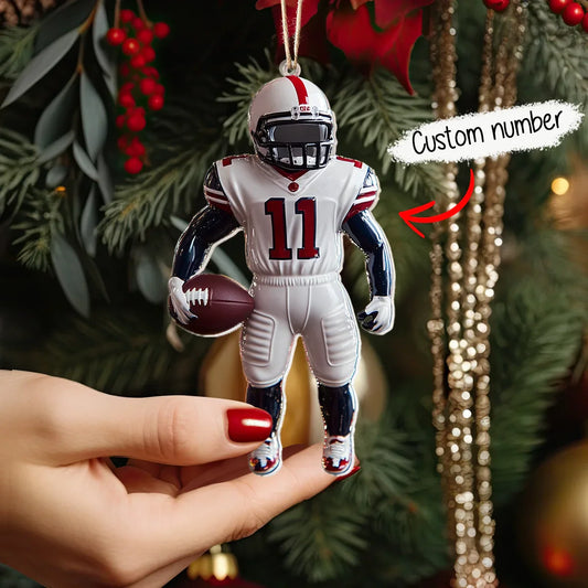 Shineful 2D Acrylic Ornament Personalized All-Star Football