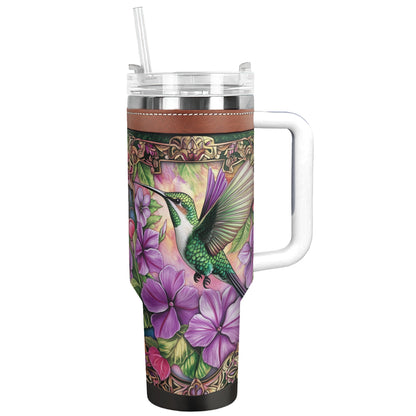 Shineful Tumbler Floral Kolibri Edelstahl