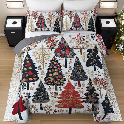 Shineful All Season Quilt 3-Piece Set Mystical Forest