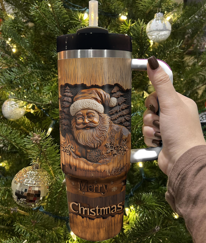 Shineful Tumbler Old World Santa