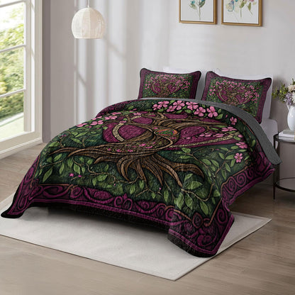 Shineful All Season Quilt 3-Piece Set Blossoming Harmony