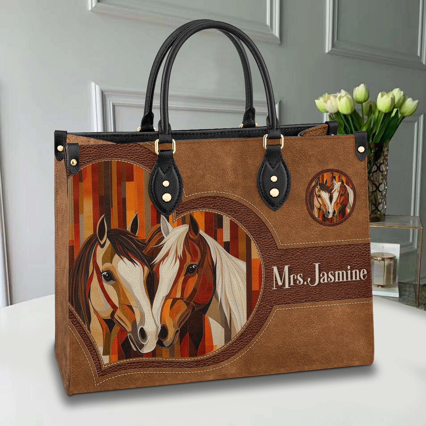 Shineful Leather Bag Horse Enduring Elegance