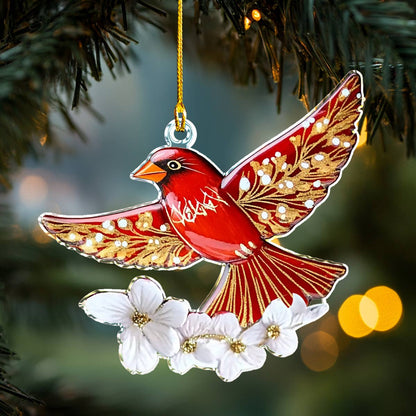 Shineful 2D Acrylic Ornament Cardinal Bliss