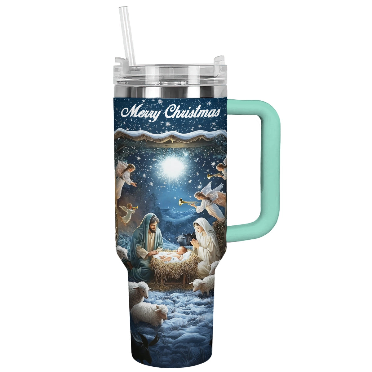 Shineful Tumbler Nativity Blessing Silence Night