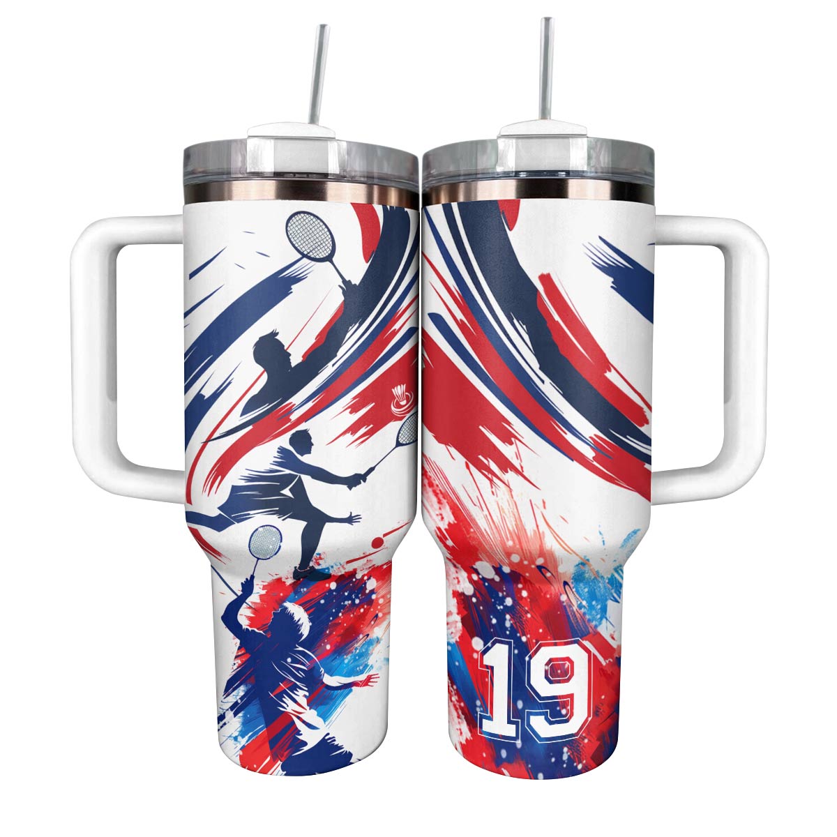 Shineful Tumbler Badminton Personalized