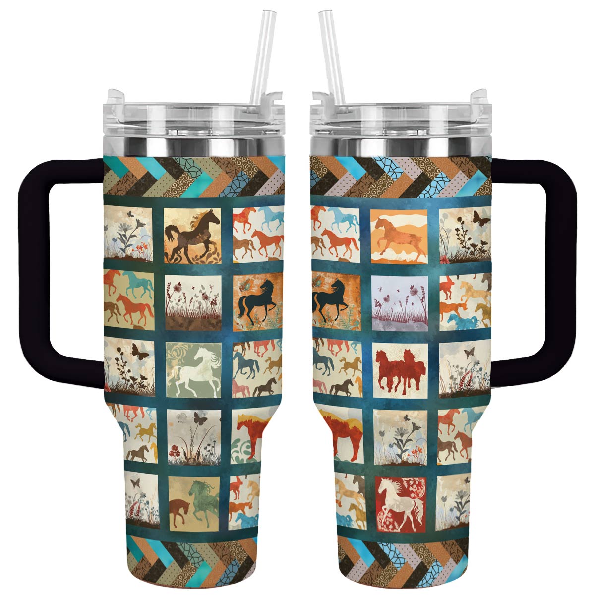 Shineful Tumbler Vintage Horse