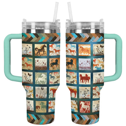 Shineful Tumbler Vintage Horse