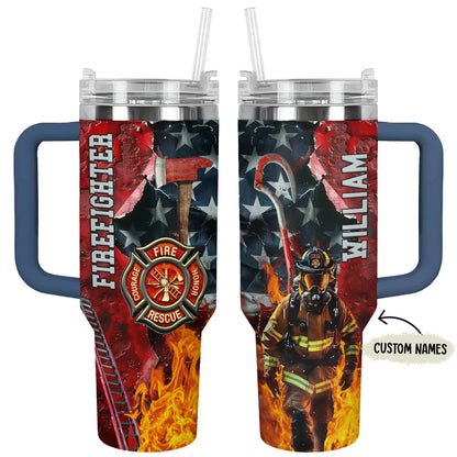 Shineful Tumbler Personalisiert Feuerwehrmann Stolz