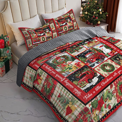 Shineful All Season Quilt 3-Piece Set Little Christmas