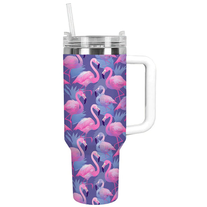 Shineful Tumbler Dusk Flamingo Tango