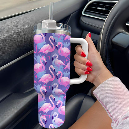 Shineful Tumbler Dusk Flamingo Tango