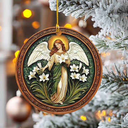 Shineful 2D Acrylic Ornament Angelic Bloom