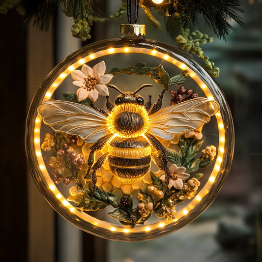 Shineful 2D Acrylic Ornament Radiant Bee