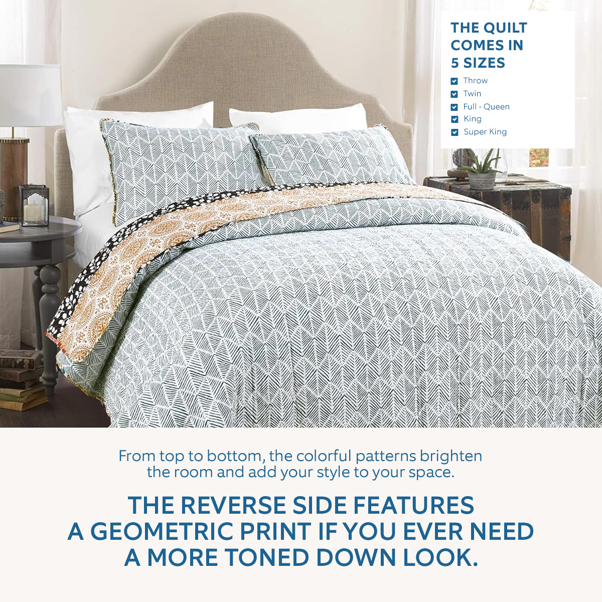 Shineful All Season Quilt 3-teiliges Set Golden Slumber Haven