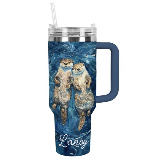 Shiny Tumbler Otter Personalisiert