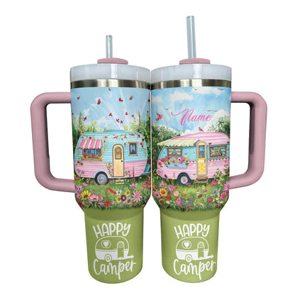 Shineful Tumbler Personalized Happy Camper