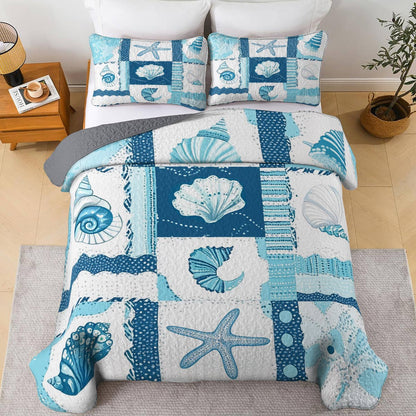 Shineful All Season Quilt 3-Piece Set  Life Is Better At The Beach