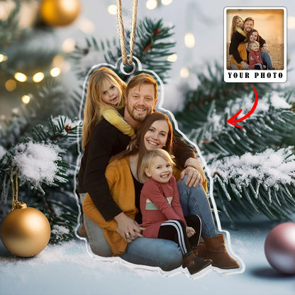 Shineful Decoration Ornament Family Personalized Pack Upload Photo