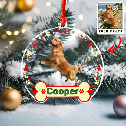 Shineful Decoration Ornament Dog Personalized Upload photo Lovely