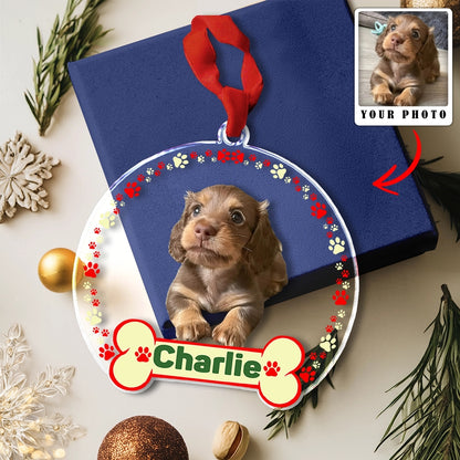 Shineful Decoration Ornament Dog Personalized Upload photo Lovely