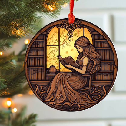 Shineful 2D Acrylic Ornament Reading Nook