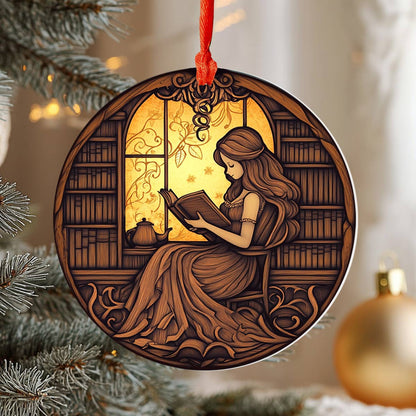 Shineful 2D Acrylic Ornament Reading Nook