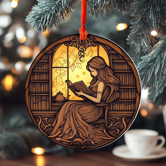 Shineful 2D Acrylic Ornament Reading Nook