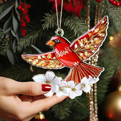 Shineful 2D Acrylic Ornament Cardinal Bliss