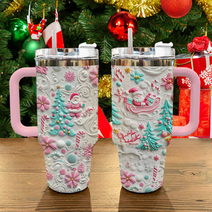 Shineful Glossy Tumbler Sweet Santa