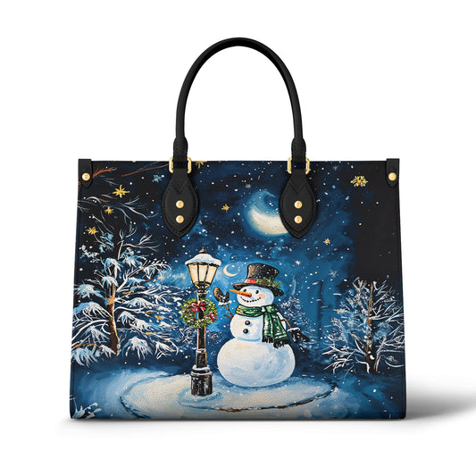 Shineful Leather Bag Frosty Night