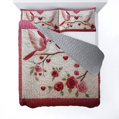 Shineful All Season Quilt 3-teiliges Set Hummingbird Love