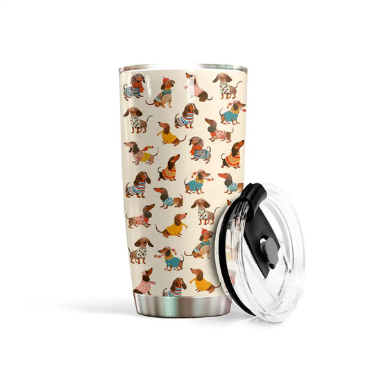 Shineful 20oz Tumbler Dachshund Fashion