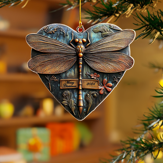 Shineful 2D Acrylic Ornament - Dragonfly Radiance