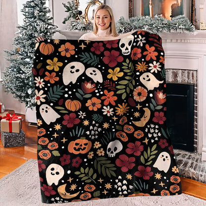 Shineful Fleece Blanket Spooky Chic