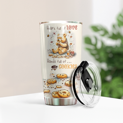 Shineful 20oz Tumbler Little Bear Cookie Lover