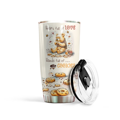 Shineful 20oz Tumbler Little Bear Cookie Lover