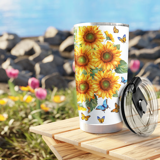 Shineful 20oz Tumbler Sunflower Symphony